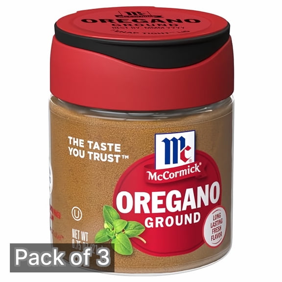 McCormick Ground Oregano, 0.75 oz (Pack of 3)