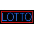 thumbnail image 1 of Stylish Lotto LED Neon Sign 10 x 24 - inches, Black Square Cut Acrylic Backing, with Dimmer - Bright and Premium built indoor LED Neon Sign for Defence Force., 1 of 6