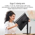 thumbnail image 4 of Monitor portátil ASUS ZenScreen de 22" (21,5 visibles) 1080P (MB229CF) - Full HD, IPS, 100 Hz, USB-C PD 60 W, parlantes, asa de transporte, soporte, brazo con abrazadera en C, gancho para partición, s, 4 of 5