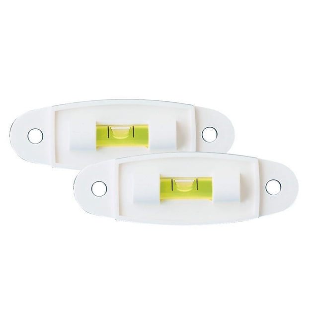 Nivel de Burbuja RV Designer E409, 6x2 cm, Paquete de 2, Tornillos