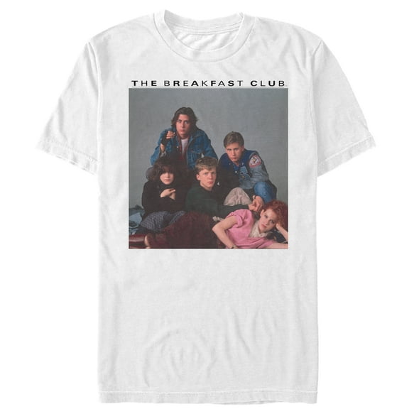 Men's The Breakfast Club Detention Group Pose Graphic Tee White X Large