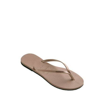 Slim Metallic Flip Flops
