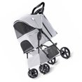 thumbnail image 3 of Strollers Pet  Lightweight Foldable Ventilate Oxford Portable Small Dog  for Dogs Cats, 3 of 8