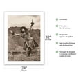 thumbnail image 2 of Hawaiian Hula - Dance To Aina (The Land) III - Vintage Sepia Toned Photograph by Alan Houghton c.1960s - Fine Art Matte Paper Print (Unframed) 24x32in, 2 of 4