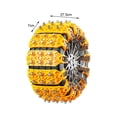 thumbnail image 4 of KRONDO Thickened Snow Chains for Car Tire Chains, Anti-Skid Car Chains for SUV Car Pickup Trucks, Adjustable Universal Tire Chains Anti-skid Traction Chains for Car, 4 of 8