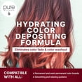 thumbnail image 3 of Pure Blends Cherry Moisturizing Color Depositing Conditioner Brighten & Tone Color Faded Hair Semi Permanent Hair Dye Prevents Color Fade Extend Color Service on Color Treated Hair 8.5 Oz., 3 of 7