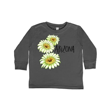

Inktastic Arizona Saguaro Cactus Flowers Gift Toddler Boy or Toddler Girl Long Sleeve T-Shirt