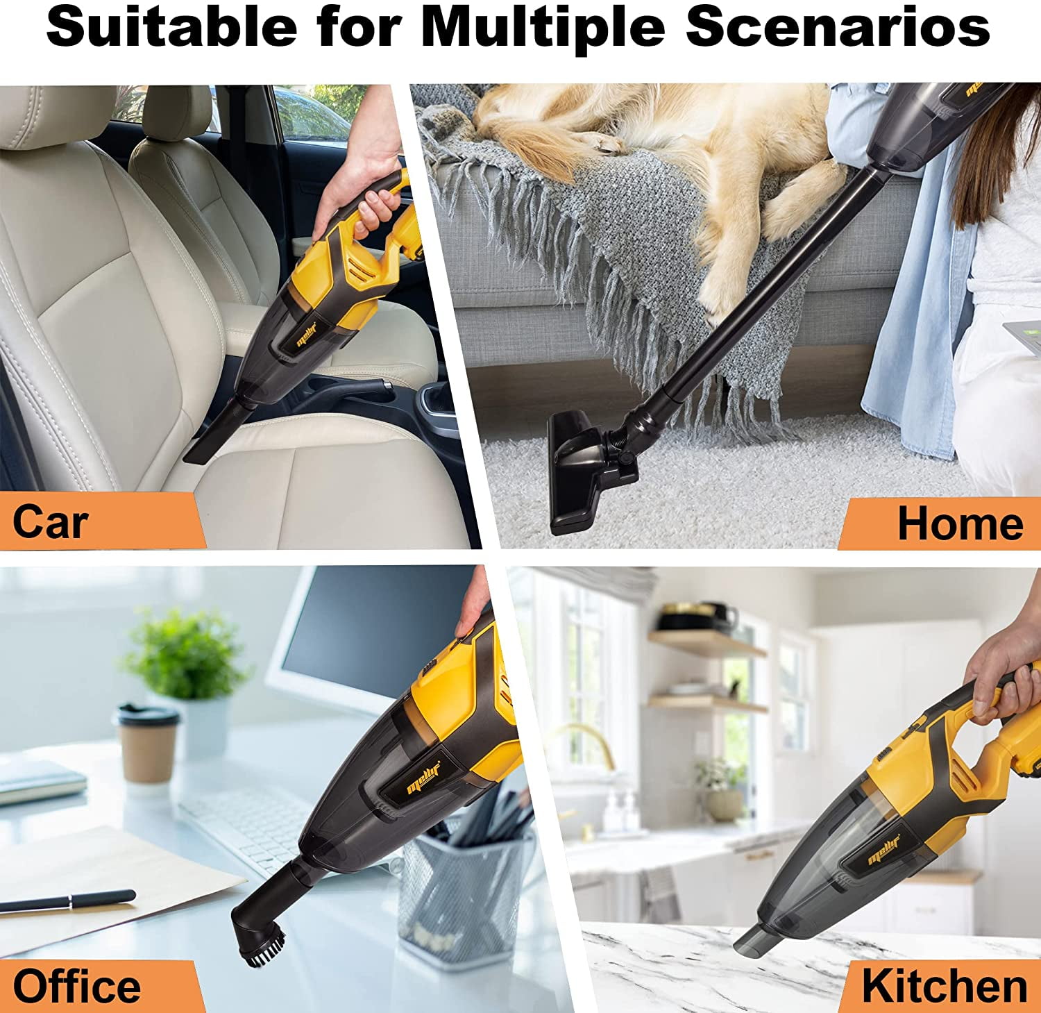 Mellif Cordless Window Vacuum, 3 in 1 Rechargeable Window Squeegee Cle –  Mellif Tools