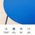 thumbnail image 3 of Decksplore Metal Outdoor Patio Side Table, Round Weather Resistant End Table, Peacock Blue, 3 of 6
