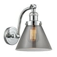 thumbnail image 1 of 515-1W-PC-G43-LED-Innovations Lighting-Large Cone-3.5W 1 LED Wall Sconce in Industrial Style-8 Inches Wide by 11.5 Inches High   Polished Chrome, 1 of 1