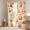 thumbnail image 3 of Homewish Cute Cartoon Capybara Black Out Curtains,Colorful Stars Print Curtains Pack of 2 (42x63 Each),Kawaii Animal Kapibara Bedroom Curtains For Gitls Boys,Luxury Bedroom Decor, 3 of 6