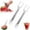 2pcs, variant on 2-in-1 Stainless Steel Fruit Cutter, Upgraded Watermelon Slicer, Dual Head Fruit Forks for Home, Kitchen, Camping (1PCS)