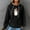 Black, variant on Tetras Sweatshirt for Women,Women's Raglan Sweater Zipper Hooded,Cardigan Sweater,Long Sleeve Top Sweater