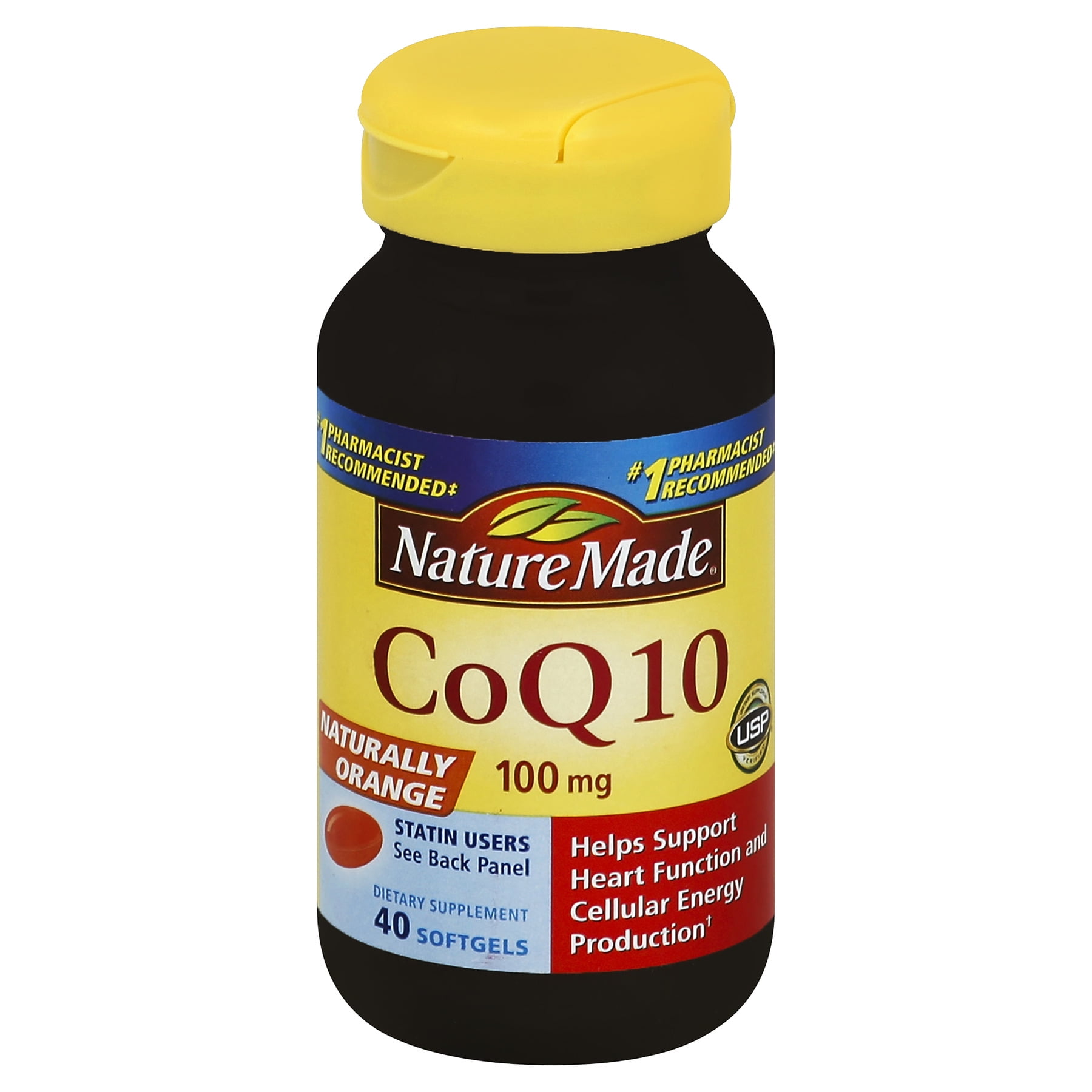 NATURE MADE CoQ10, 100 mg, Softgels Orange, 40.0 CT