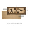 thumbnail image 4 of Primitive Table Runner Kettle Grove Crow Star Patchwork Dining Decor TCC Brands, 4 of 11