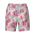 thumbnail image 4 of Lsque Mens Swim Trunks Purple Watercolor Flowers Pattern - Bathing Suit Compression Liner - Beach Swim Shorts Swimwear - (S-3XL) - Stretch Quick Dry -XX-Large, 4 of 9
