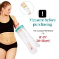 thumbnail image 3 of Brazo protector impermeable para ducha para adultos CIVJET de 6,3 cm, 3 of 9