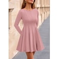 thumbnail image 2 of Vestido de Cóctel PRETTYGARDEN Otoño Elegante para Invitada de Boda Rosa, 2 of 8