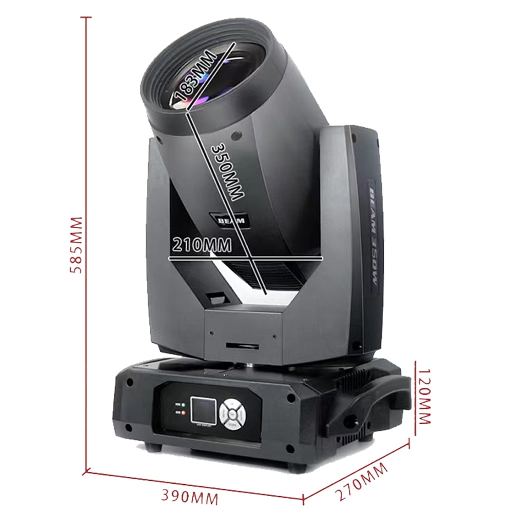 1Pack 350W Beam Stage Light Moving Head Light DJ Disco Event With 16 Prisms For DJ Disco Wedding
