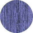 thumbnail image 1 of Ahgly Company Indoor Round Oriental Blue Modern Area Rugs, 7' Round, 1 of 4