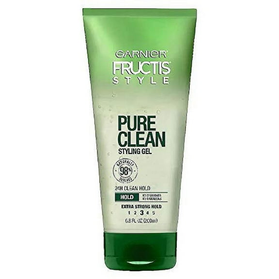 Garnier Fructis Style Pure Clean Styling Gel, 6.8 oz, 2 Pack