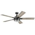 thumbnail image 1 of Honeywell Myers Park 52" Ceiling Fan w/ Remote, & Reversible Blades, Matte Black, 1 of 10