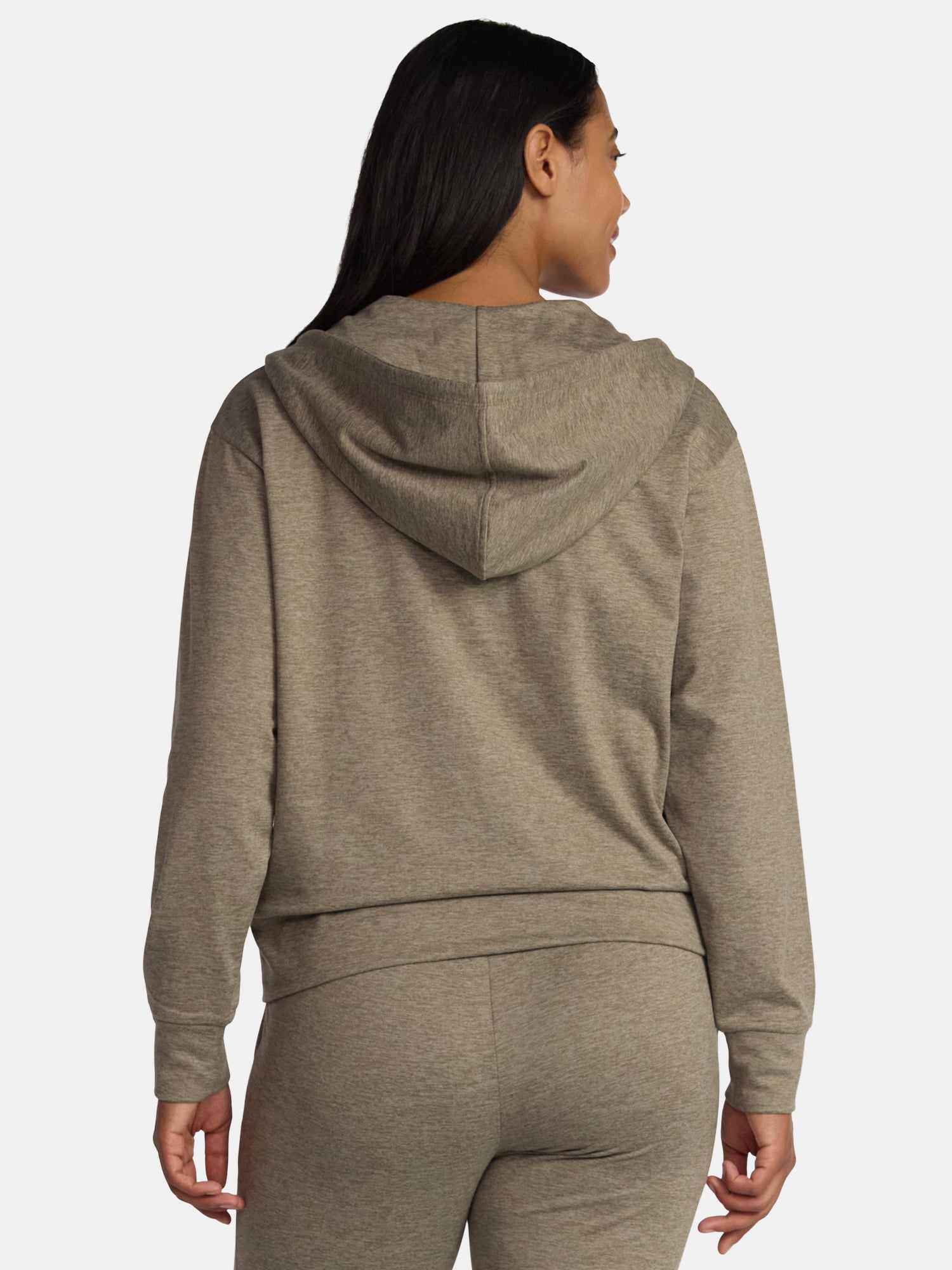Athletic Works Women's and Women's Plus ButterCore Zip Up Hoodie, Sizes XS-4X