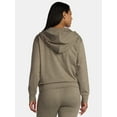 thumbnail image 3 of Athletic Works Women's and Women's Plus ButterCore Zip Up Hoodie, Sizes XS-4X, 3 of 6