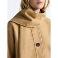 thumbnail image 6 of Free Assembly Women's Faux Wool Jacket with Scarf, Sizes XS-XXL, 6 of 8
