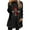 Black, variant on Fleece Blouses for Women Red Wine Glass Print Crewneck Pullover Long Sleeve Tunic Tops Thermal Holiday Clothes