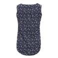 thumbnail image 5 of SHenli Women's 2026 Summer Vest Top Keyhole Neck Loose Camisole Sleeveless Gauze Shirts Ribbed Silk Shirt Summer Tees, 5 of 5