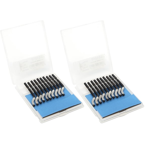 Lame de Couteau de Coupe, 20 Pcs Tête de Coupe de Remplacement de Lame de Couteau de Coupe pour Râper le Fer en Plastique PVC BS1010