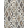 thumbnail image 2 of Addison Rugs Chantille Indoor/Outdoor Transitional Diamond Taupe Machine Washable Rectangle Rug, 9' x 12', 2 of 8
