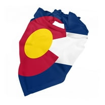 Flag Of Colorado Dog Bandana Pet Scarf Dog Party Supplies For Dogs Pet Accessories For Dog Lovers