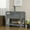Gray, variant on Demi Bonn 40.5" Wooden Tortoise House with Lamp Holder, Shelf Storage, Reptile Cage Enclosure for Turtles, Lizards, Snakes, Small Animal Habitats, Light Gray