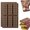 B, variant on Uioepy Clearance Thick Chocolate Bar Silicone Mold 1Pc Silicone Snap Bars Making Set Break Apart Wax Melt Mould Easy Release Soy Candle Mould Rectangle Non Stick For Protein And Energy Soap Home Diy H