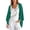 Dark Green, variant on ZHOGXU Lightweight Beach Cardigan For Women Relaxed Fit Casual Cover Up For Resort And Everyday Wear Outdoor