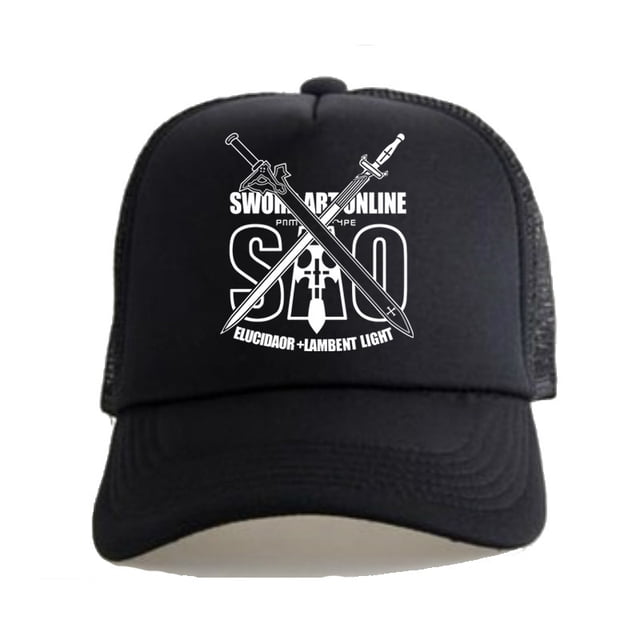 Anime en línea Baseball Cap Sword Art para adultos