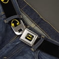 thumbnail image 2 of DC Comics Belt, Seatbelt Buckle Belt, Batman Shield Black Yellow, Youth 20 to 36 Inches, 2 of 9