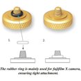 thumbnail image 3 of Camera Soft Release Button JJC Red Shutter Release Button for Fuji Fujifilm X-T20 X-T10 X-T2 X-PRO1 X-PRO2 X100 X100S, 3 of 5