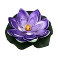 thumbnail image 1 of Yuarrent Flores artificiales de agua TureClos, flores de PE de tacto Real, flores decorativas de simulación para el hogar y la boda Decoración azul, 1 of 6