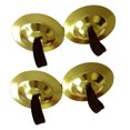 thumbnail image 3 of Cymbales en Cuivre Dorées 4 Pcs 2.1x2.1in, 3 of 9