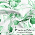 thumbnail image 3 of Blue Eucalyptus Leaf Shower Curtain, Blue and Green Watercolor Plant Shower Curtain, Trendy Waterproof Modern Floral Decorative Botanical Bathroom Decor, 72x72 Inch, 3 of 6