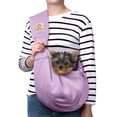 thumbnail image 1 of Tomkas Portabebés para perros pequeños - Bolsillo con cremallera, correa ajustable y bolsillo con cremallera - para mascotas de 3 a 10 libras, 1 of 5