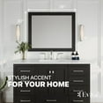 thumbnail image 3 of Eviva Aberdeen 36" Espresso Framed Bathroom Wall Mirror, 3 of 5