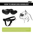 thumbnail image 2 of Dog Sunglasses And Helmet For Small Breed, Uv Protection Small Dog Goggles, Wind Proof Dog Motorcycle Helmet With Earhole, 2 of 5