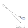 thumbnail image 2 of Pull Chain For Ceiling Fan Hanging Pendant Synthetic Material Blue Home Decoration 2pcs, 2 of 5