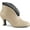 Cream Faux Leather/Black Lace, variant on Women's Pleaser Pink Label Jenna-105 Ankle Boot