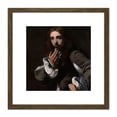 thumbnail image 1 of Sweerts Portrait Of Joseph Deutz Painting 8X8 Inch Square Wooden Framed Wall Art Print Picture with Mount, 1 of 4