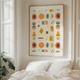 thumbnail image 5 of Pastel Minimalist Watercolor Shapes - Illustration Geometric Pattern Abstract Minimalist Modern Art Mid-Century Modern Boho Oak Framed Wall Art Print 9 x 12 inches, 5 of 12